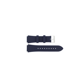 Horlogeband Guess W0979L4 / Retro Pop Rubber Blauw 20mm
