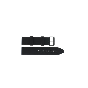 Horlogeband Guess W1055G1 / Atlas Silicoon Zwart 22mm