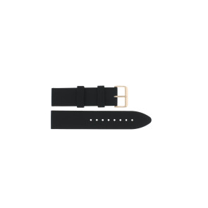 Horlogeband Guess W1055G3 / Atlas Silicoon Zwart 22mm