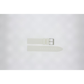 Horlogeband GC watches W1210L1 Silicoon Wit 18mm