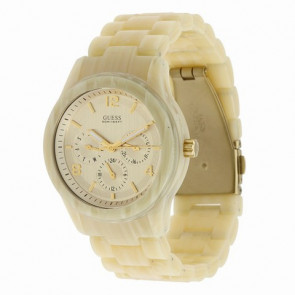 Guess horlogeband W13572L2 Kunststof / Plastic Beige