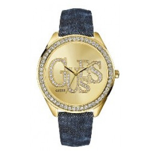 Horlogeband Guess W85034L1 Textiel Jeans 20mm