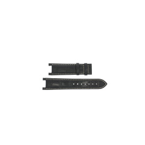 Horlogeband Guess X72024G5S Leder Zwart 13mm