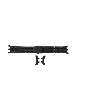 Horlogeband Pulsar YM62-X204-PF3843X1 Staal Zwart