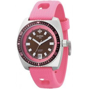 Horlogeband Zodiac ZO2270 Rubber Roze 20mm