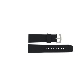 Horlogeband Zodiac ZO3701 Rubber Zwart 24mm