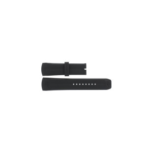 Horlogeband Zodiac ZO8002 / ZO8007 / ZO8008 / ZO8010 / ZO8011 / ZO8012 / ZO8013 / ZO8015 Rubber Zwart 24mm