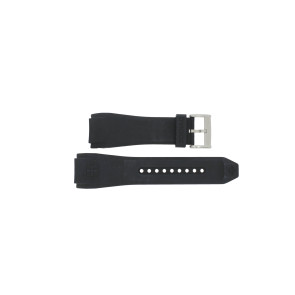 Horlogeband Zodiac ZO8505 / ZO8506 Rubber Zwart 28mm