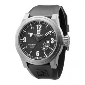 Horlogeband Zodiac ZO8510 Rubber Zwart