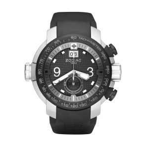 Horlogeband Zodiac ZO8524 Rubber Zwart
