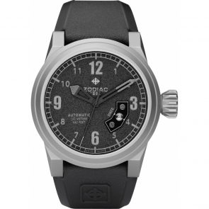 Horlogeband Zodiac ZO8530 Rubber Zwart