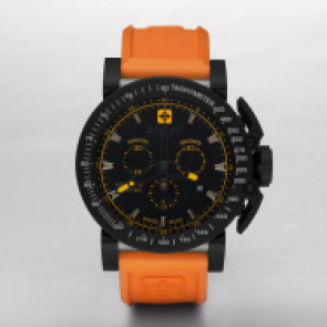 Horlogeband Zodiac ZO8535 Rubber Oranje 24mm