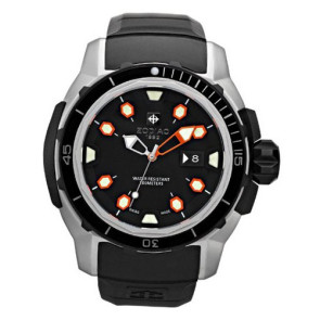 Horlogeband Zodiac ZO8606 Rubber Zwart