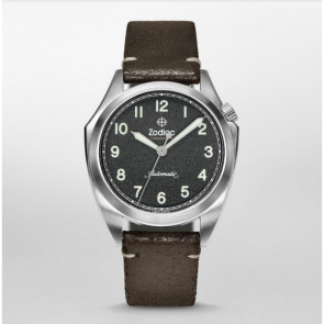 Horlogeband Zodiac ZO9705 Leder Bruin 20mm