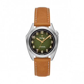Horlogeband Zodiac ZO9713 Leder Bruin 20mm