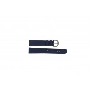 Danish Design horlogeband ADDBE18 Leder Blauw 18mm 