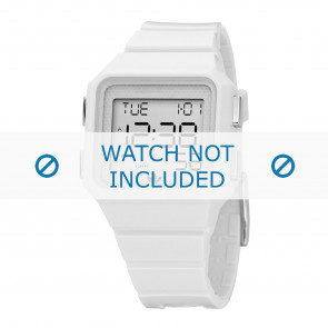 Adidas horlogeband ADH4000 Rubber Wit