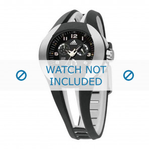 Adidas horlogeband ADP1128 Rubber Zwart
