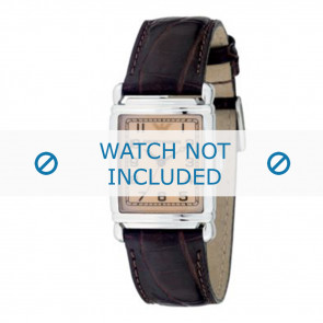 Horlogeband Armani AR0204 Leder Bruin 18mm