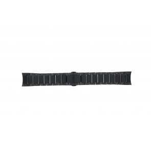 Armani horlogeband AR1451 Keramiek Zwart 24mm 