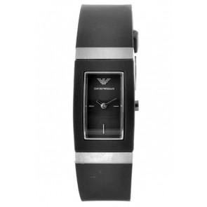 Armani horlogeband AR1503 Rubber Grijs
