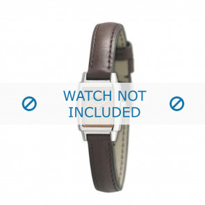 Armani horlogeband AR-5507 Leder Donkerbruin 11mm 