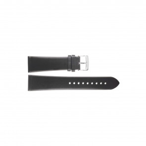 Horlogeband Armani AR2104 / AR2100 / AR2101 Leder Zwart 22mm