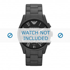 Armani horlogeband AR1457 Keramiek Zwart 23mm