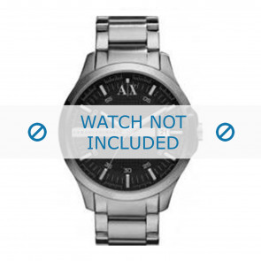 Horlogeband Armani AX2102 / AX2103 Roestvrij staal (RVS) Staal 22mm