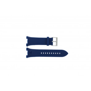Armani horlogeband AX-1041 Rubber Lichtblauw 21mm 