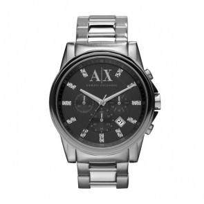 Horlogeband Armani Exchange AX2092 Staal 22mm