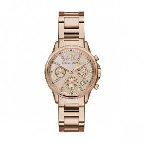 Armani Exchange horlogeband AX4326 Roestvrij staal (RVS) Rosé 18mm