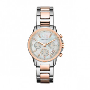 Horlogeband Armani Exchange AX4331 Staal Bi-Color 18mm