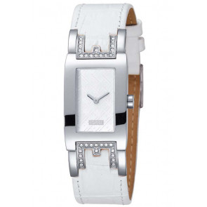 Horlogeband Esprit ES102242006 Croco leder Wit 8mm