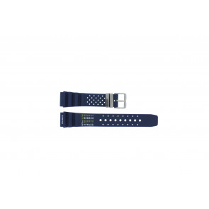 Tzevelion horlogeband TZE-S285 / Citizen Rubber Blauw 22mm