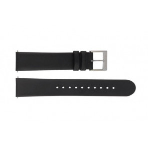 Mondaine horlogeband BM20098 / FE16822.20Q.XL Leder Zwart 22mm