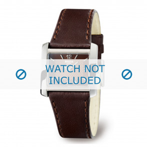 Boccia horlogeband 3155-02-BO3155-02-40 Leder Bruin 22mm + bruin stiksel