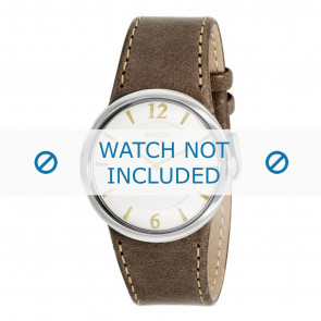 Boccia horlogeband 3161-09-BO3161-09-40 Leder Bruin 26mm + bruin stiksel