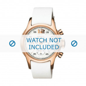 Breil horlogeband BW0265 Leder Wit 18mm