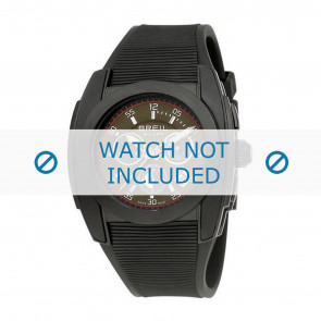 Breil horlogeband BW0379 Rubber Zwart