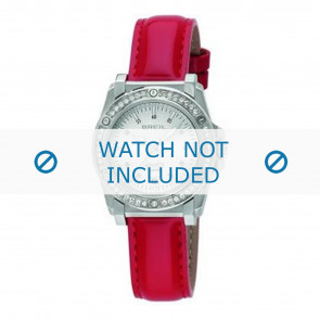 Breil horlogeband TW0798 Leder Rood 16mm + rood stiksel