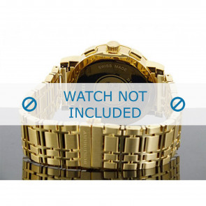 Burberry horlogeband BU1757 Staal Doublé