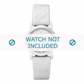 Burberry horlogeband BU1797 Leder Wit