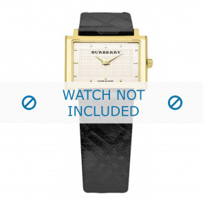 Burberry horlogeband BU2153 Leder Zwart