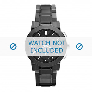 Burberry horlogeband BU9081 Keramiek Zwart