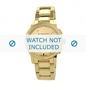 Burberry horlogeband BU9753 Staal Goud