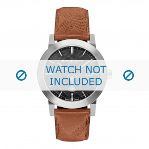 Horlogeband Burberry BU9905 / BU9904 Leder Bruin 22mm
