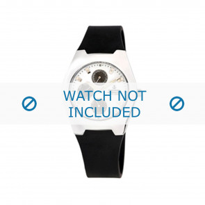 Calypso horlogeband K5124 Rubber Zwart