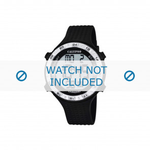 Horlogeband Calypso K5663-1 Rubber Zwart 18mm