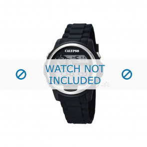 Horlogeband Calypso K5667 Rubber Zwart 20mm